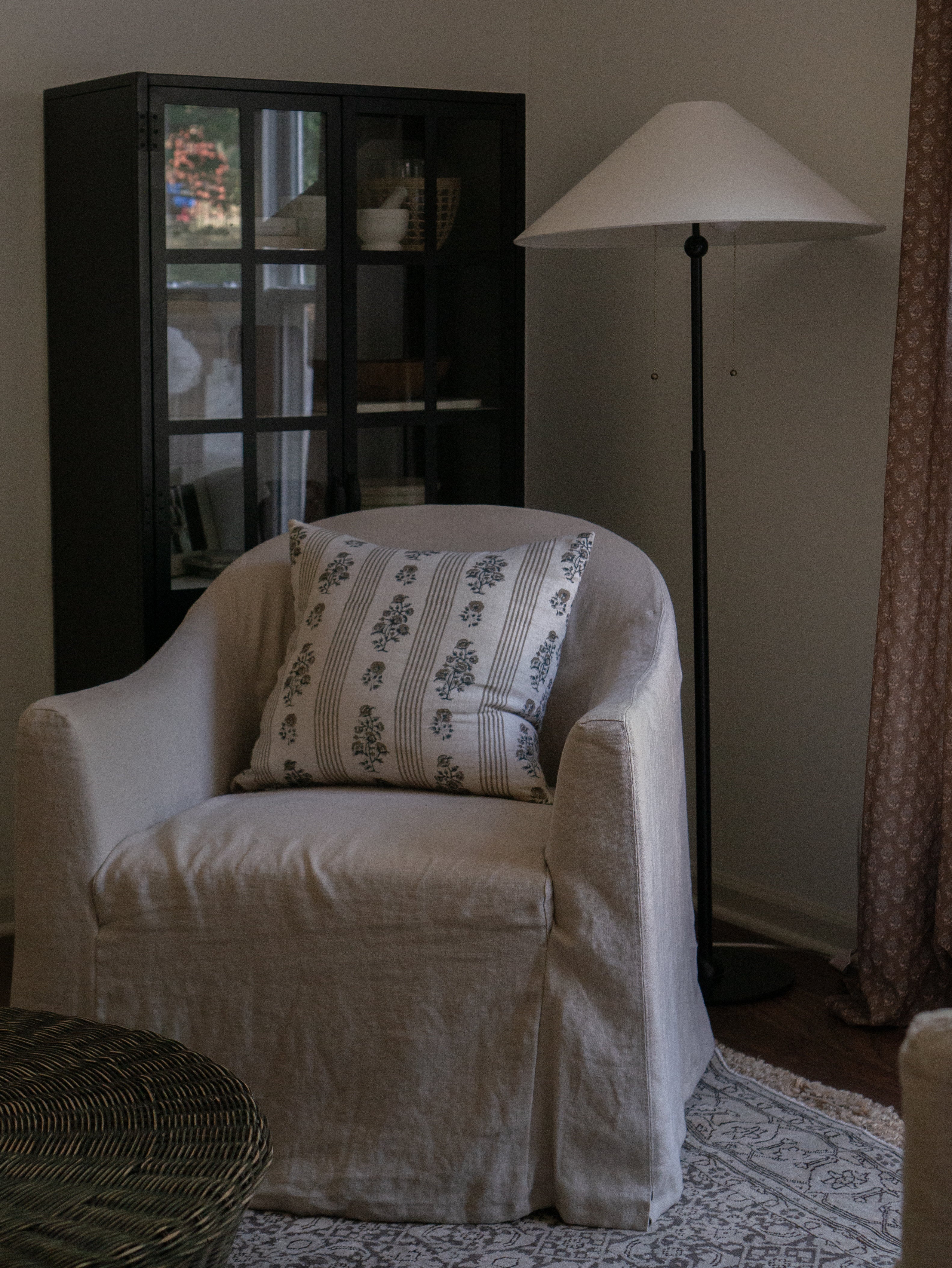 Lola Linen Slipcover Chair