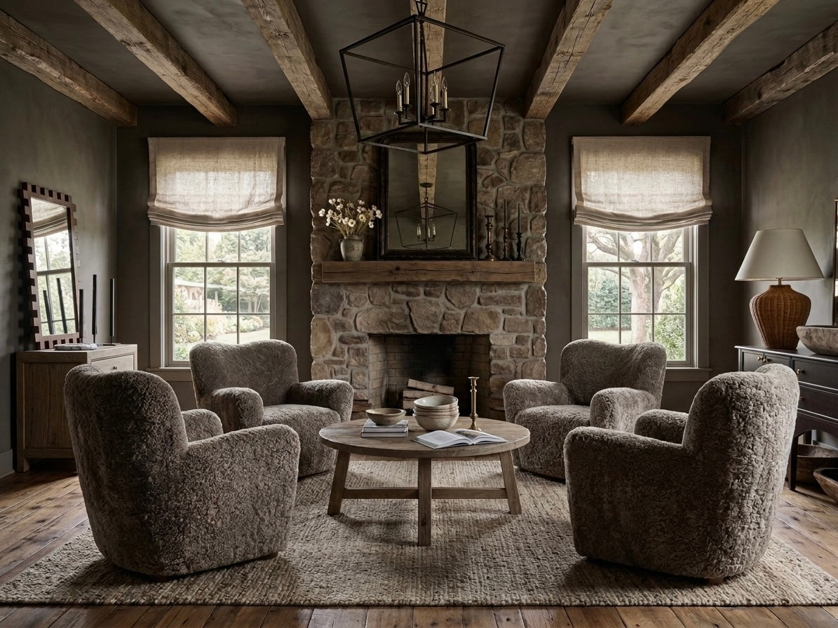 Theo Shearling Chair