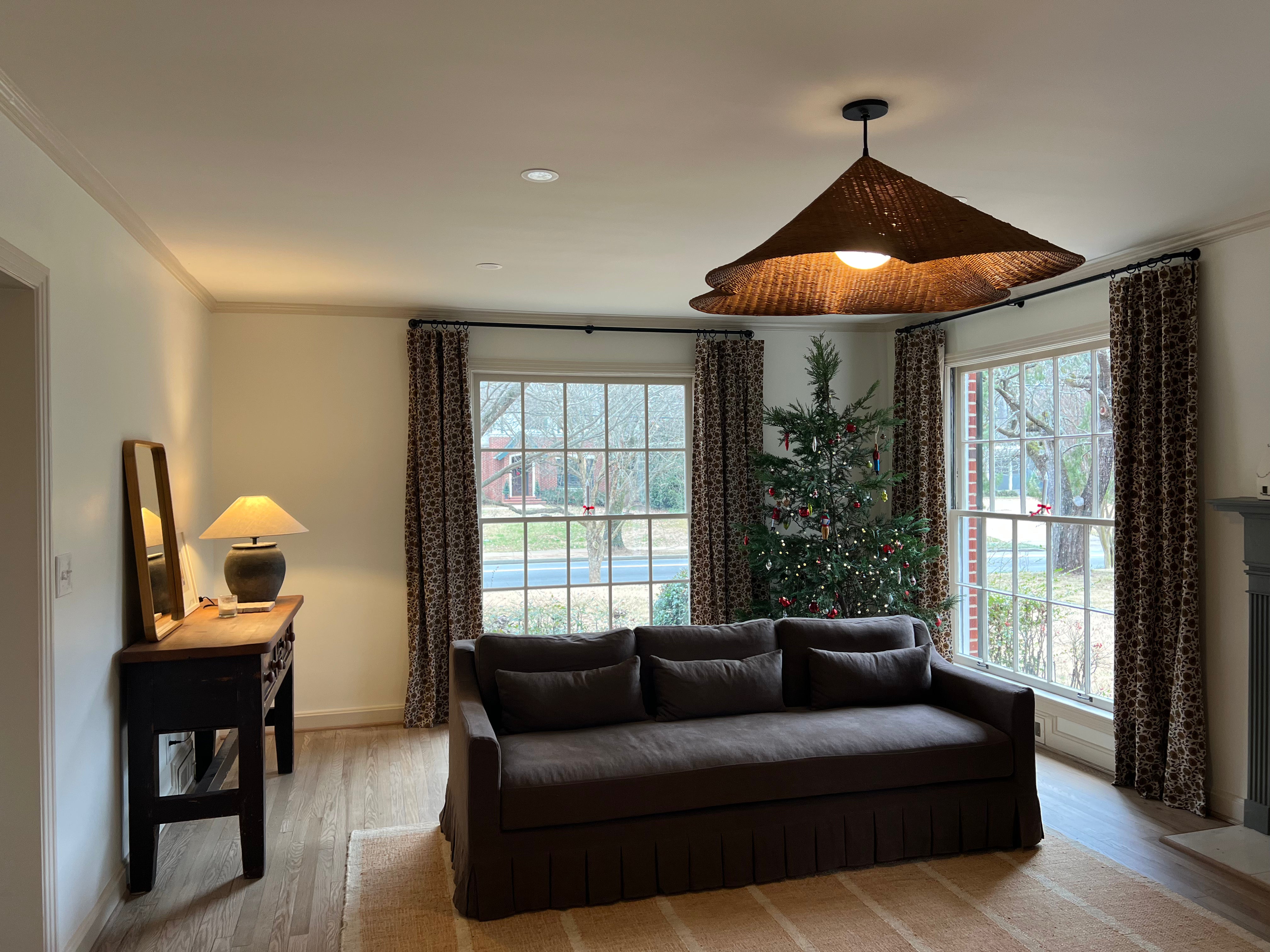 Chloe Linen Pleated Sofa