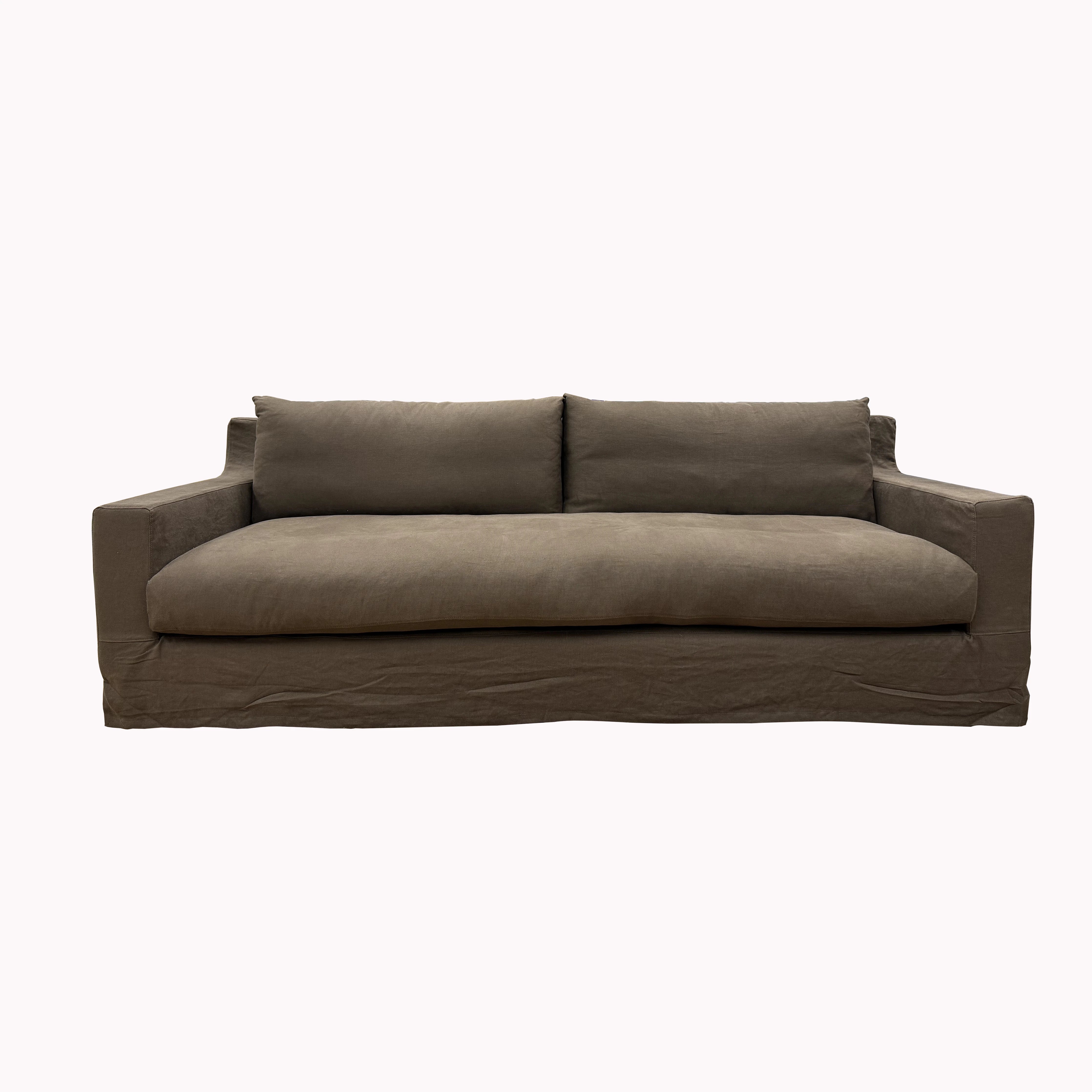 Cannes Linen Slipcover Sofa