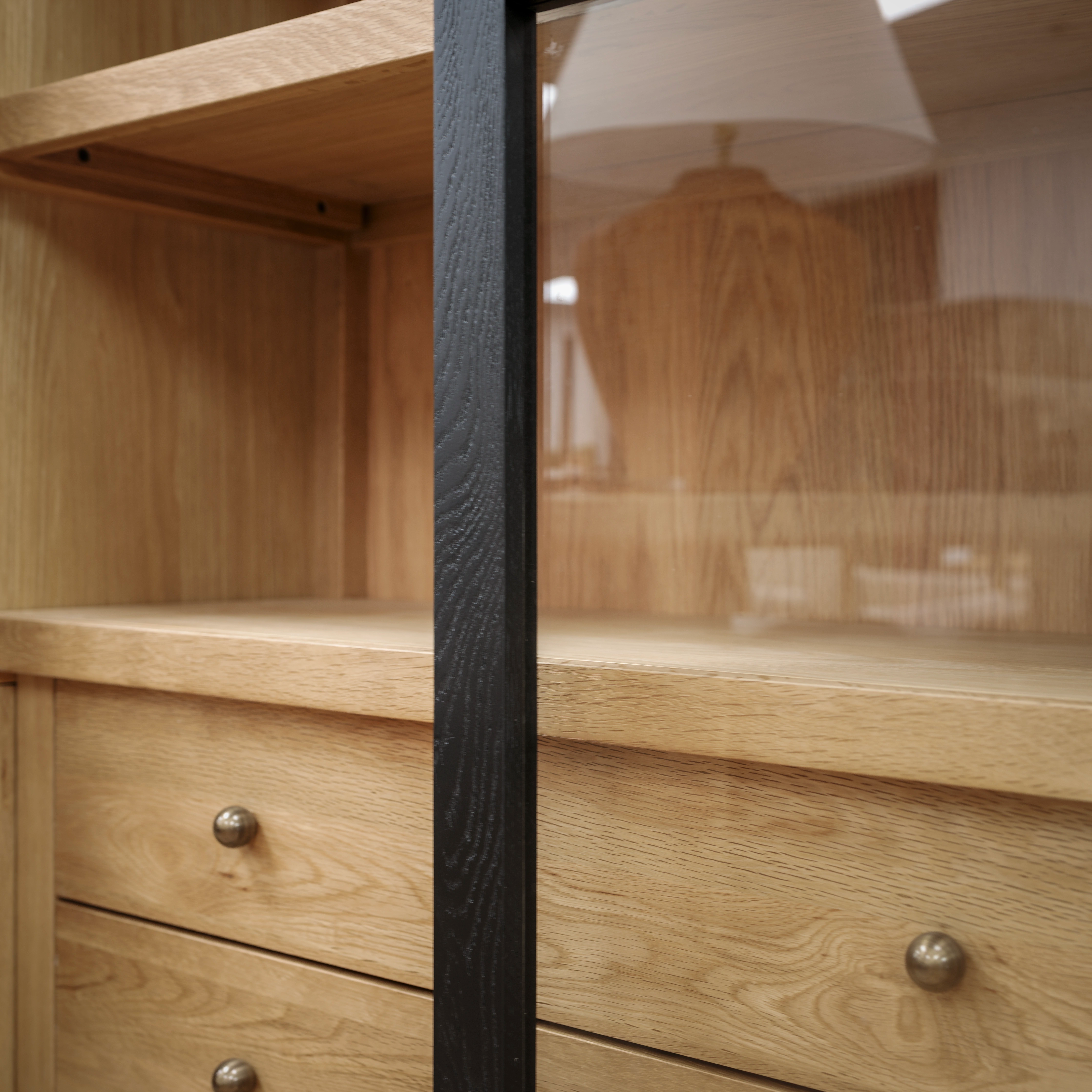 Emilia Arched Glass Display Cabinet