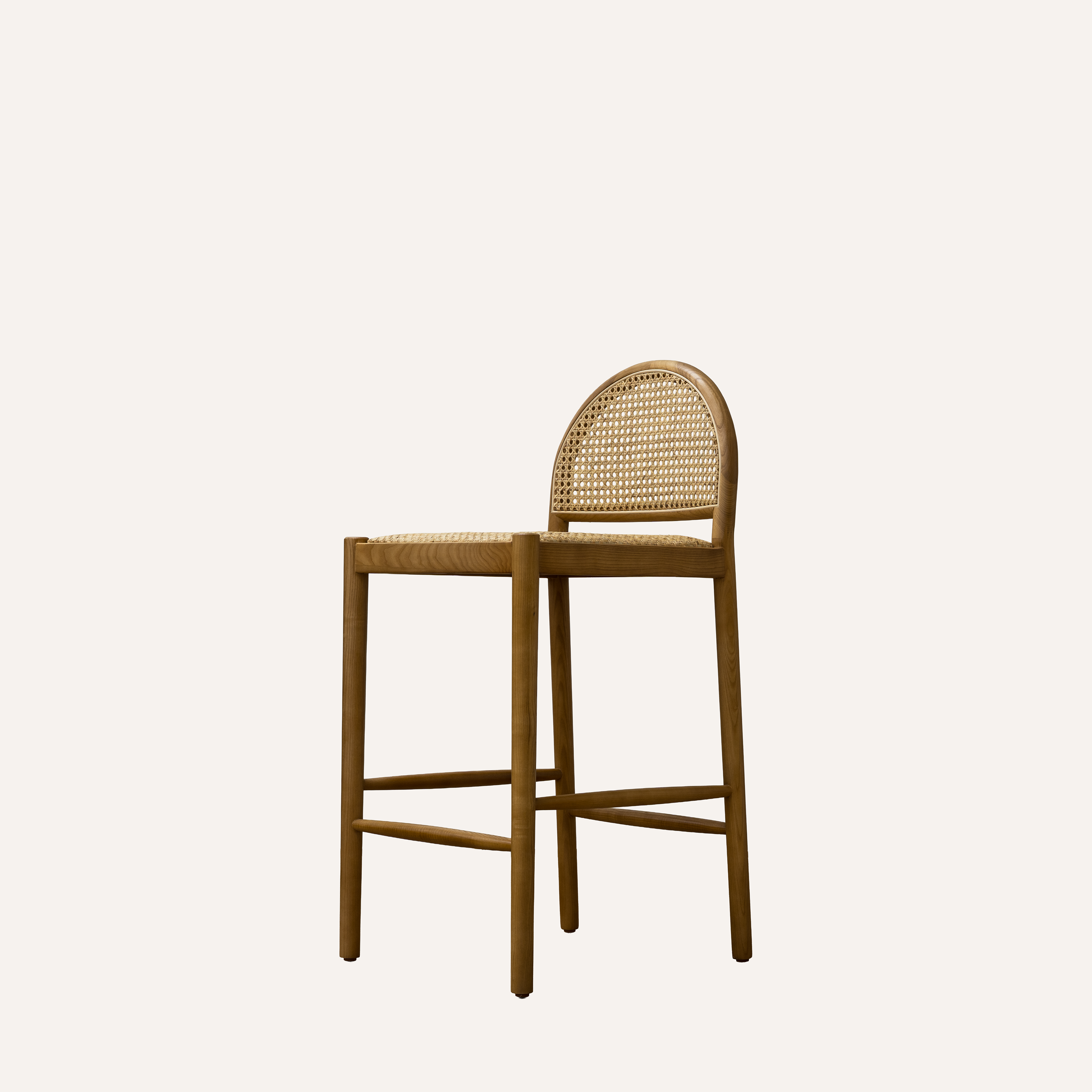 Evelyn Cane Back Counter Stool