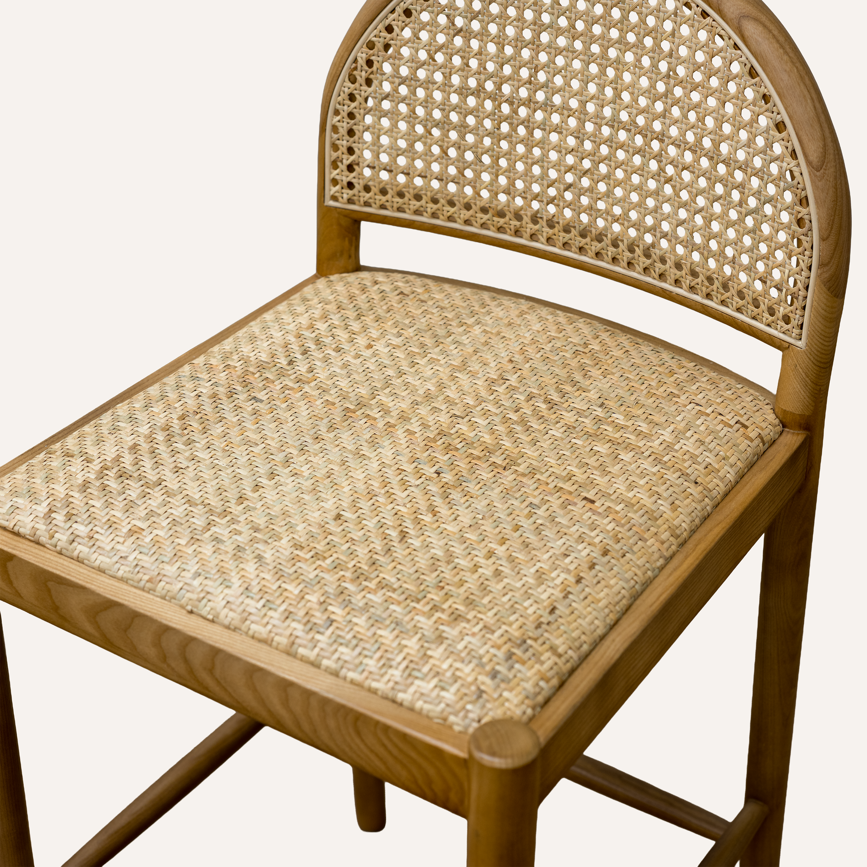 Evelyn Cane Back Counter Stool