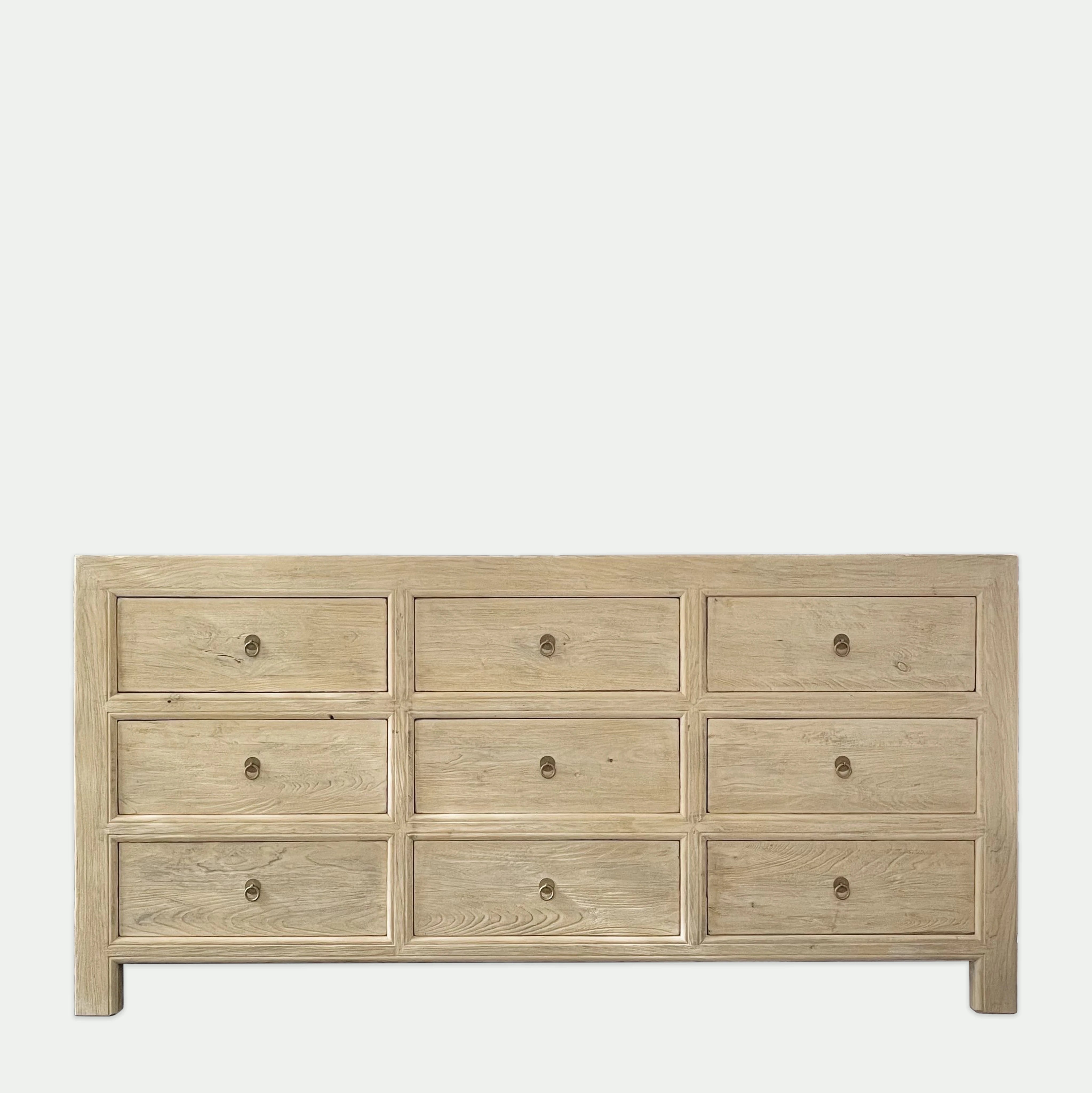 Gamila Nine Drawer Sideboard