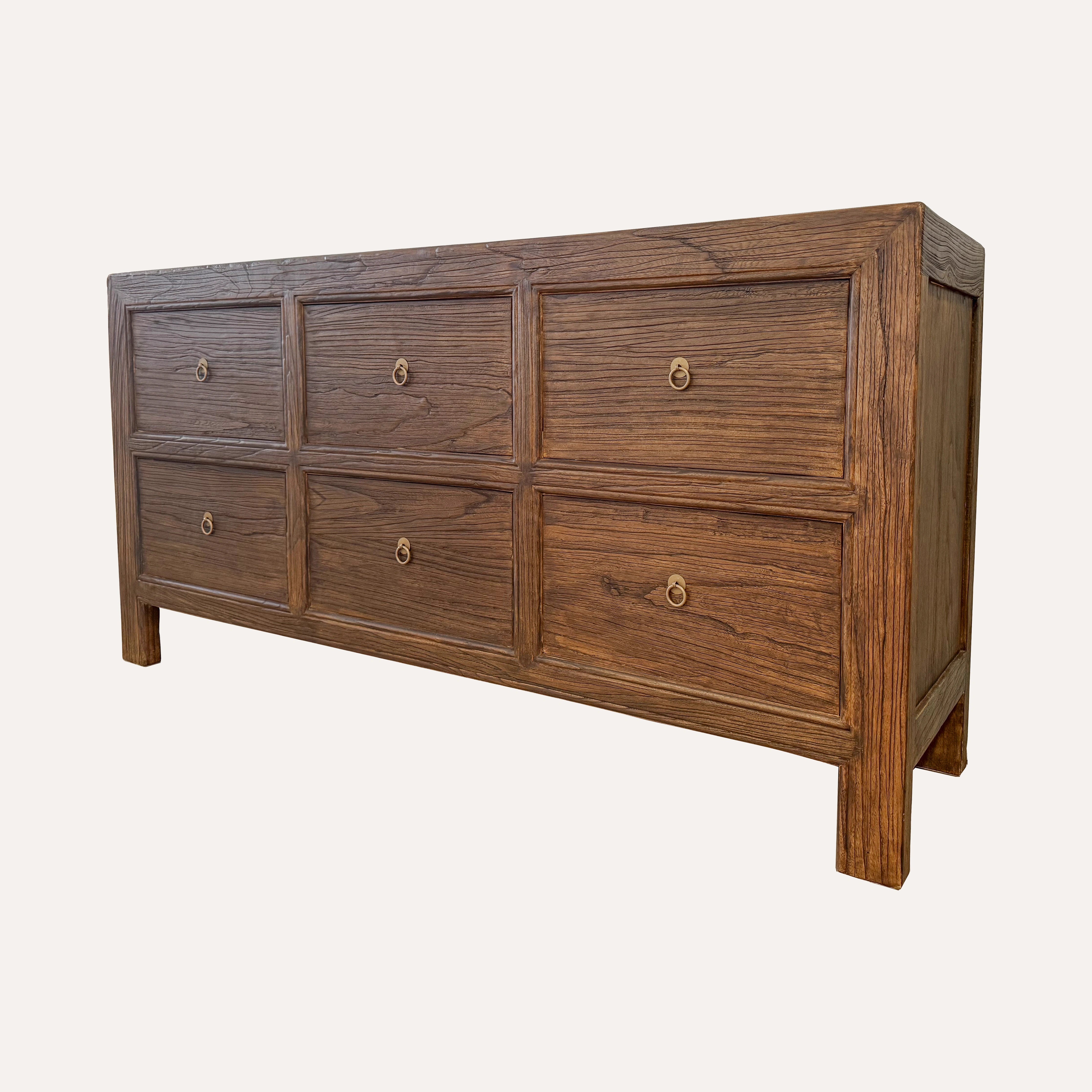 Gamila Six Drawer Sideboard