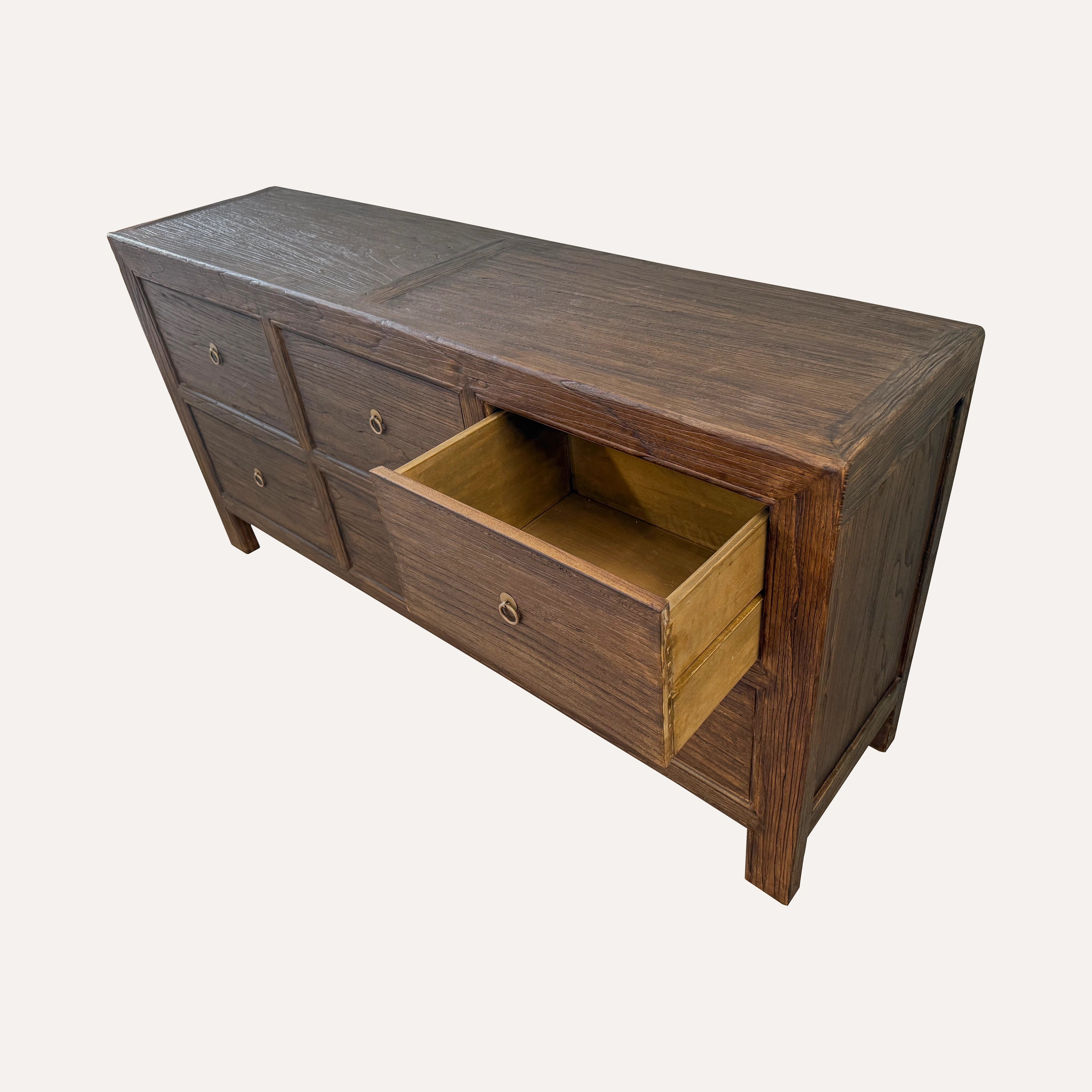 Gamila Six Drawer Sideboard