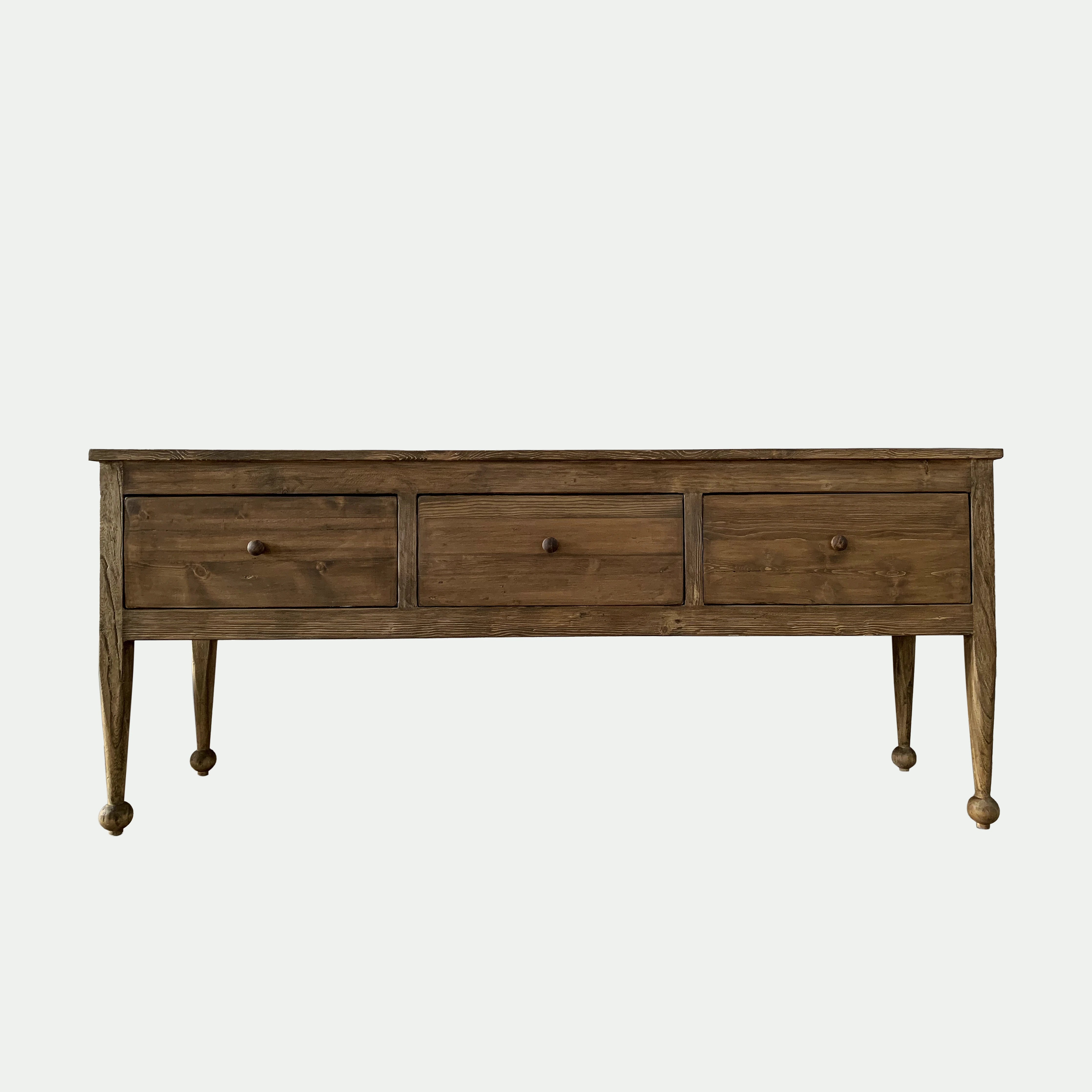 Jeanne Three Drawer Console