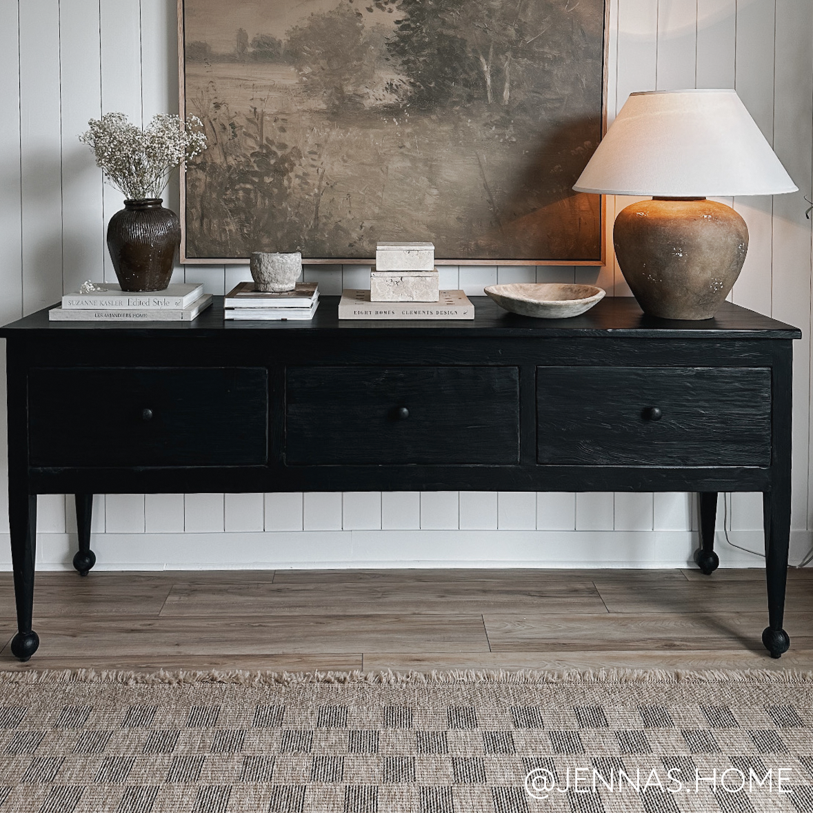 Jeanne Three Drawer Console