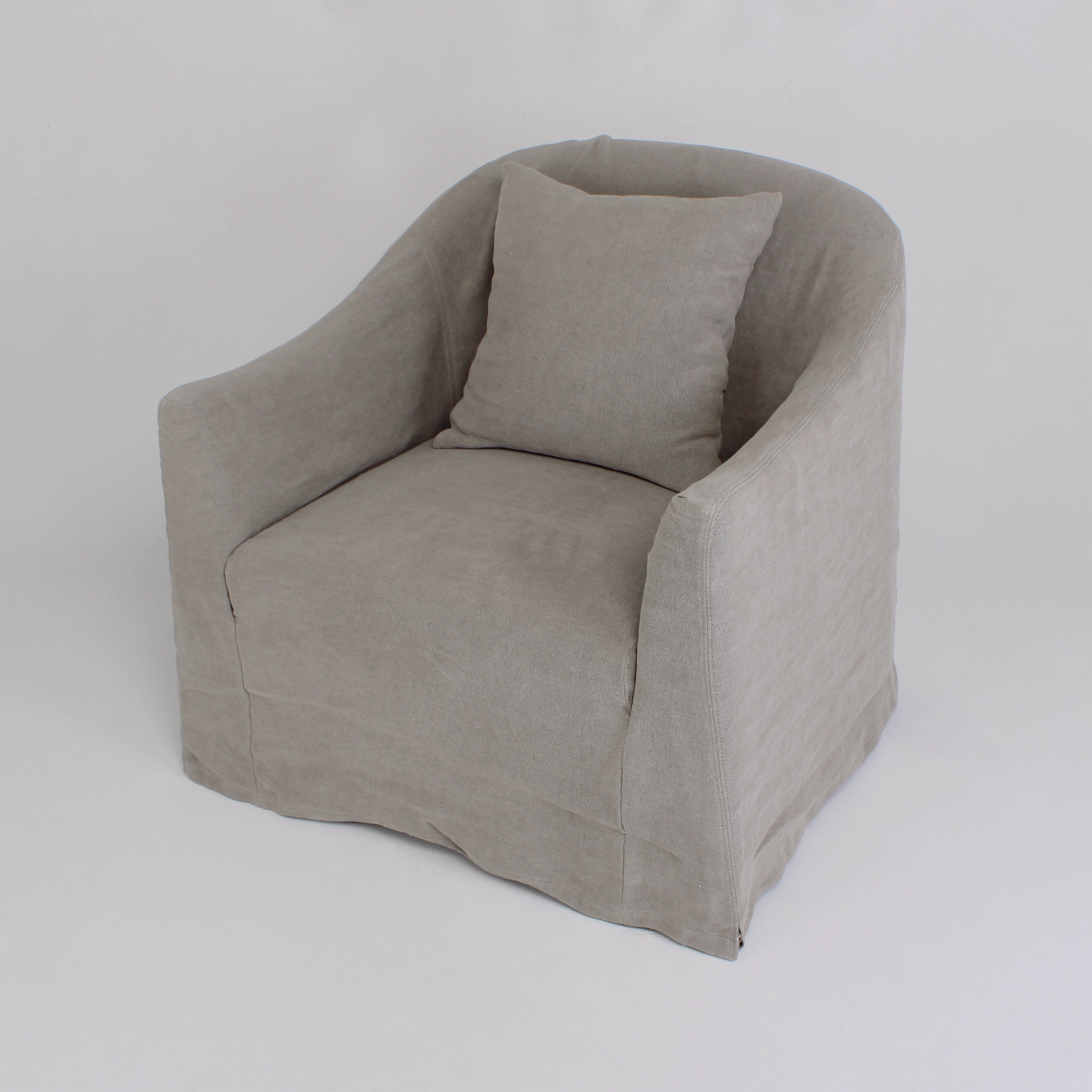 Lola Linen Slipcover Chair
