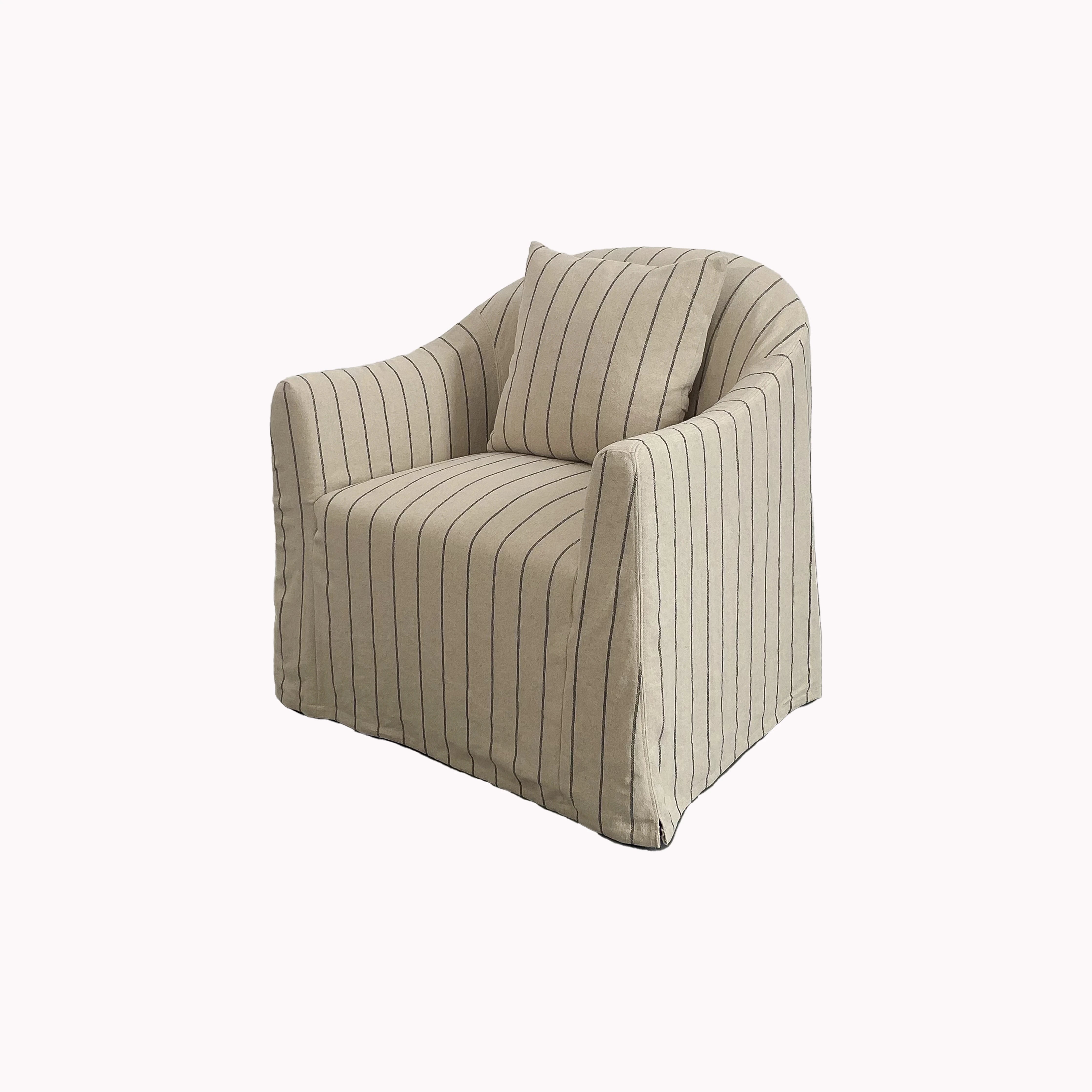 Lola Linen Slipcover Chair