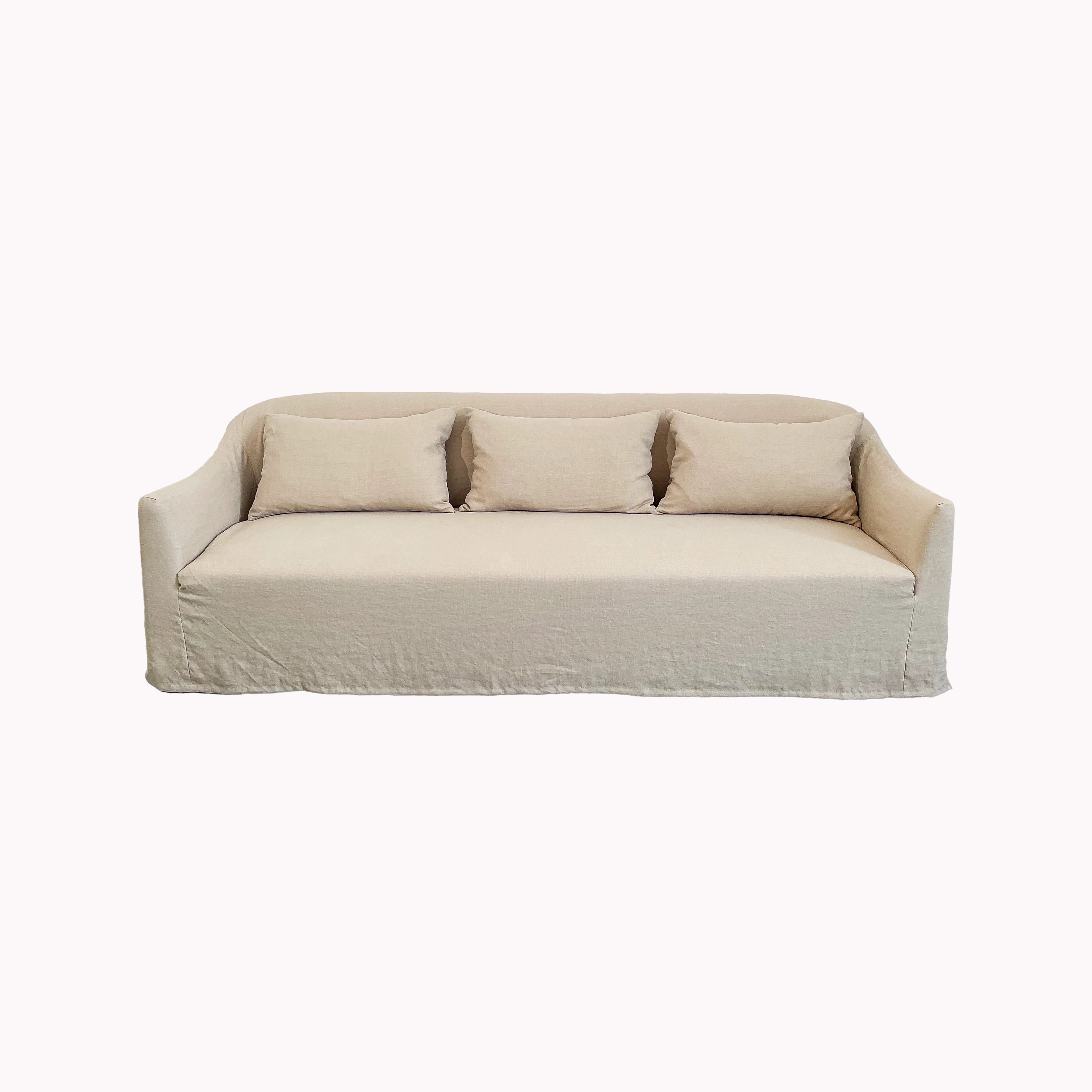 Lola Linen Slipcover Sofa