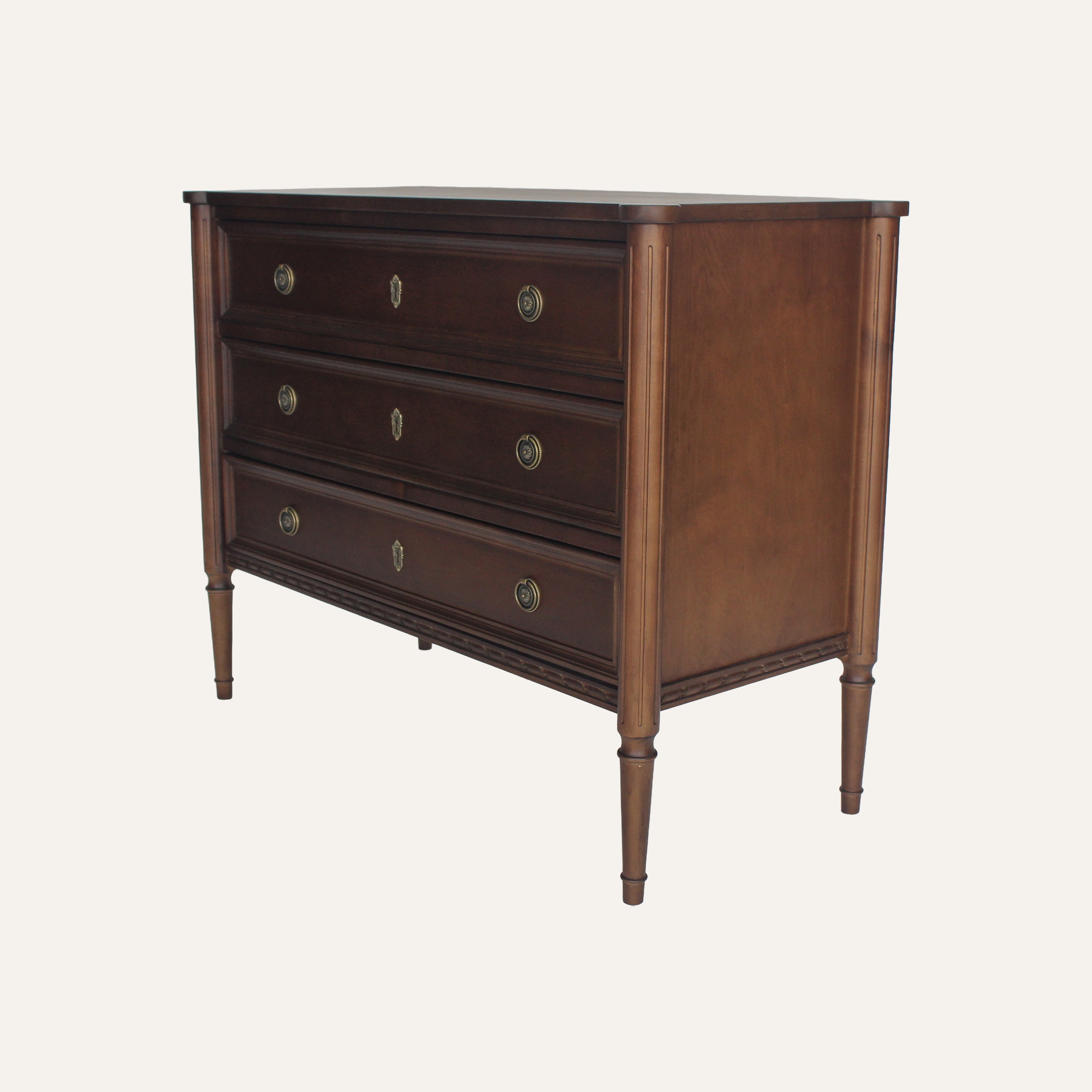 Margot Three Drawer Side Table