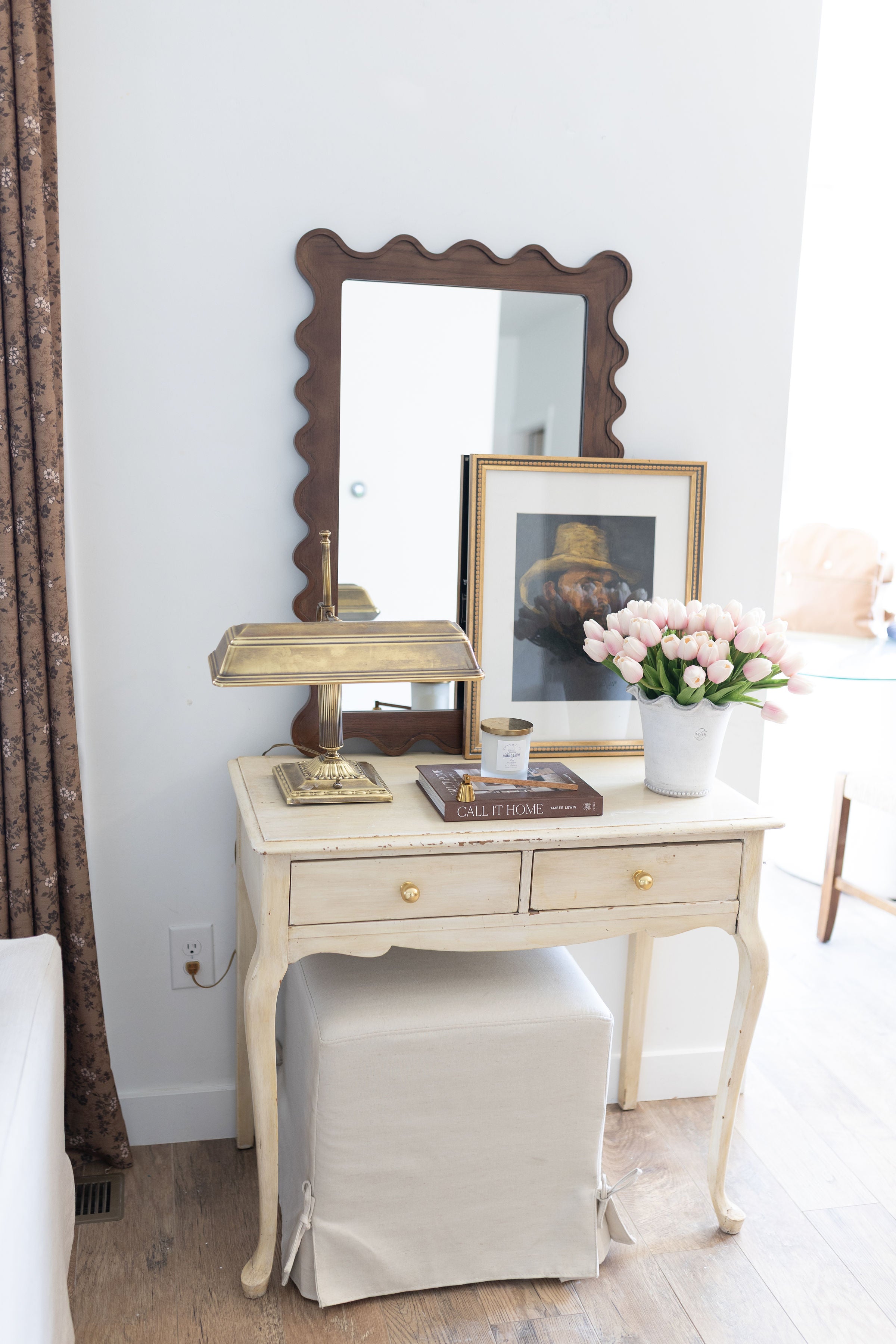 Savannah Scalloped Edge Mirror