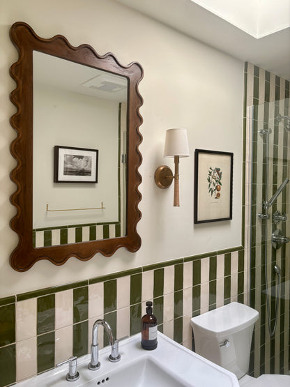 Savannah Scalloped Edge Mirror