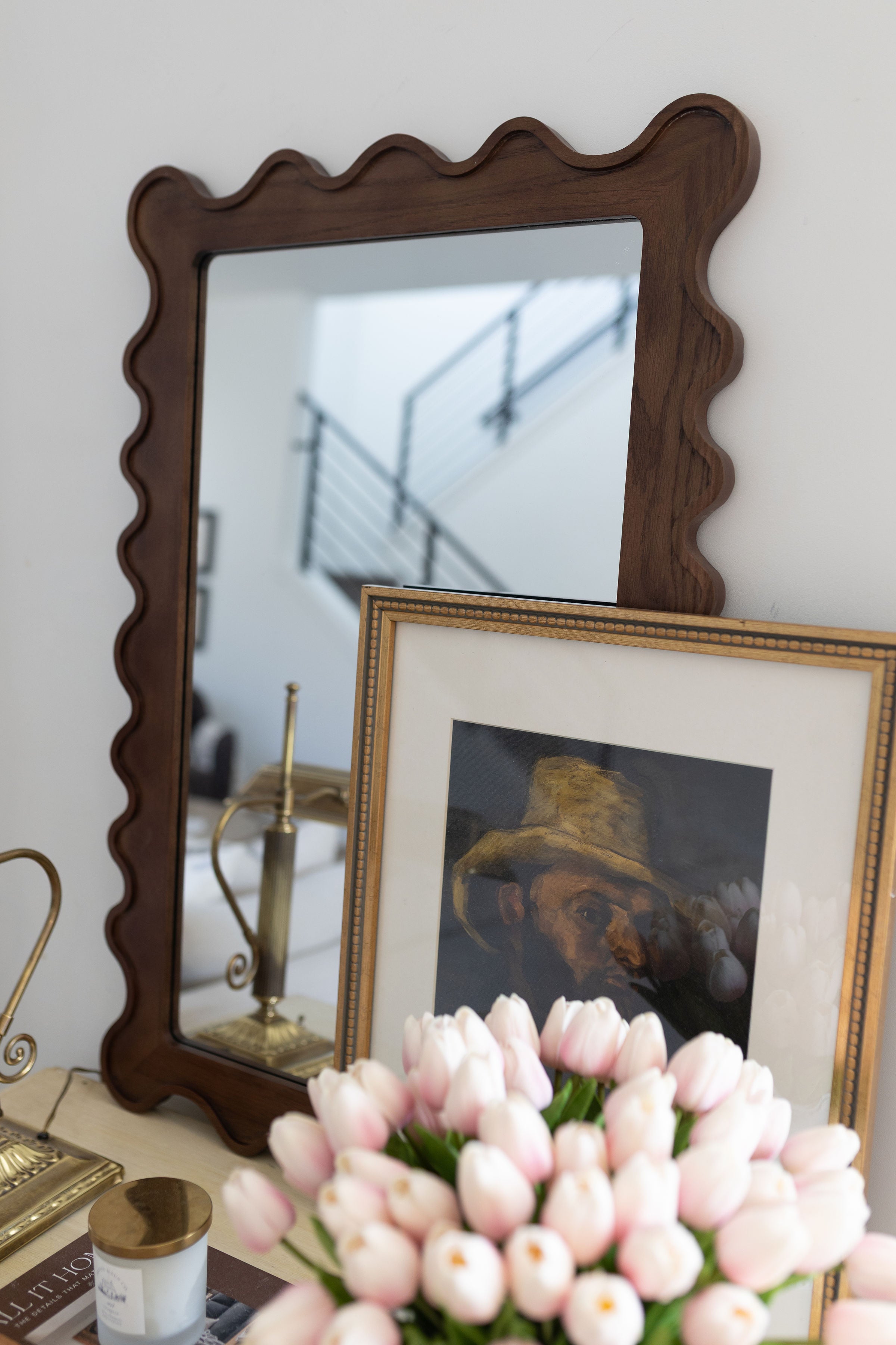 Savannah Scalloped Edge Mirror