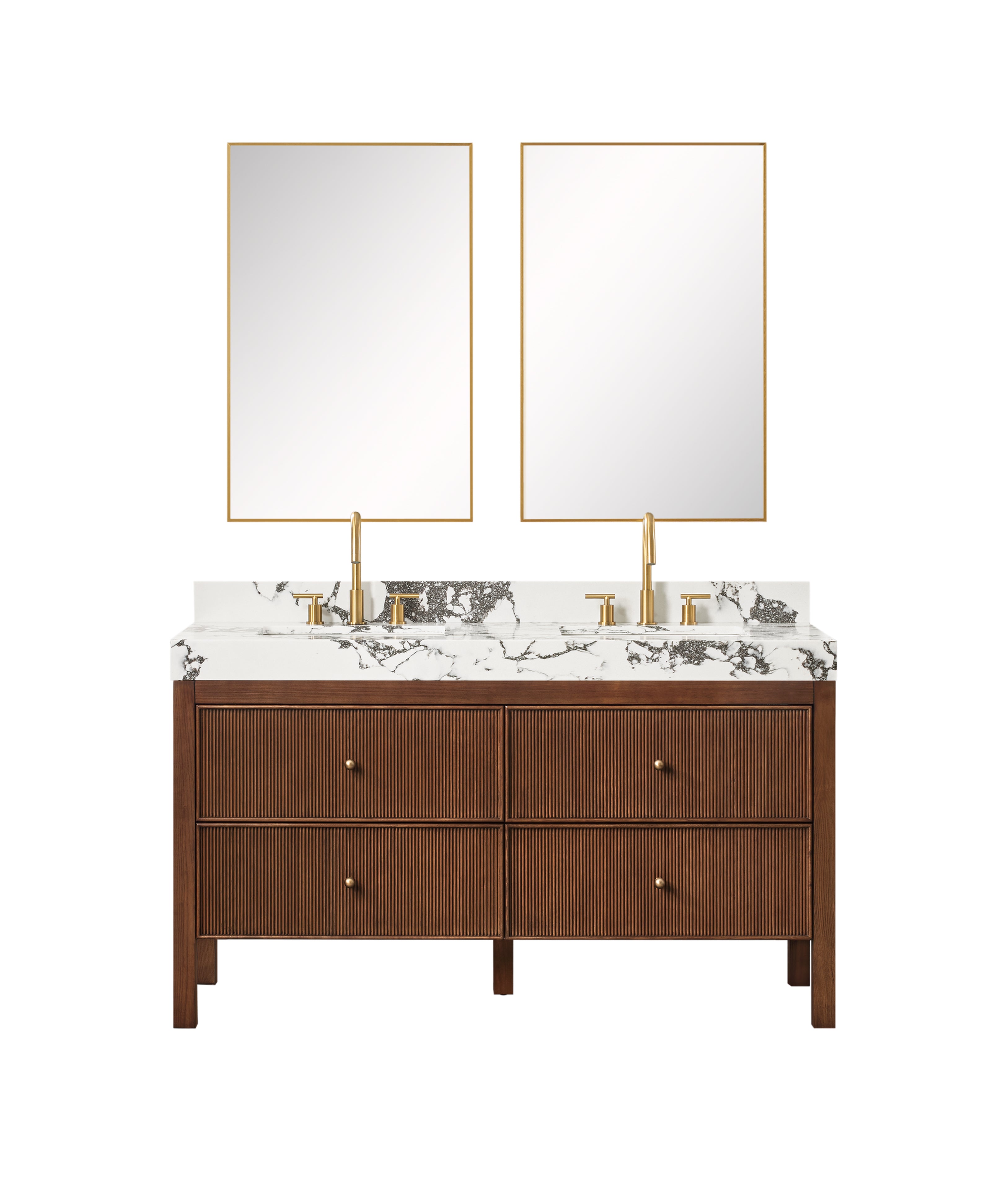 Kimberly Fluted Bathroom Vanity