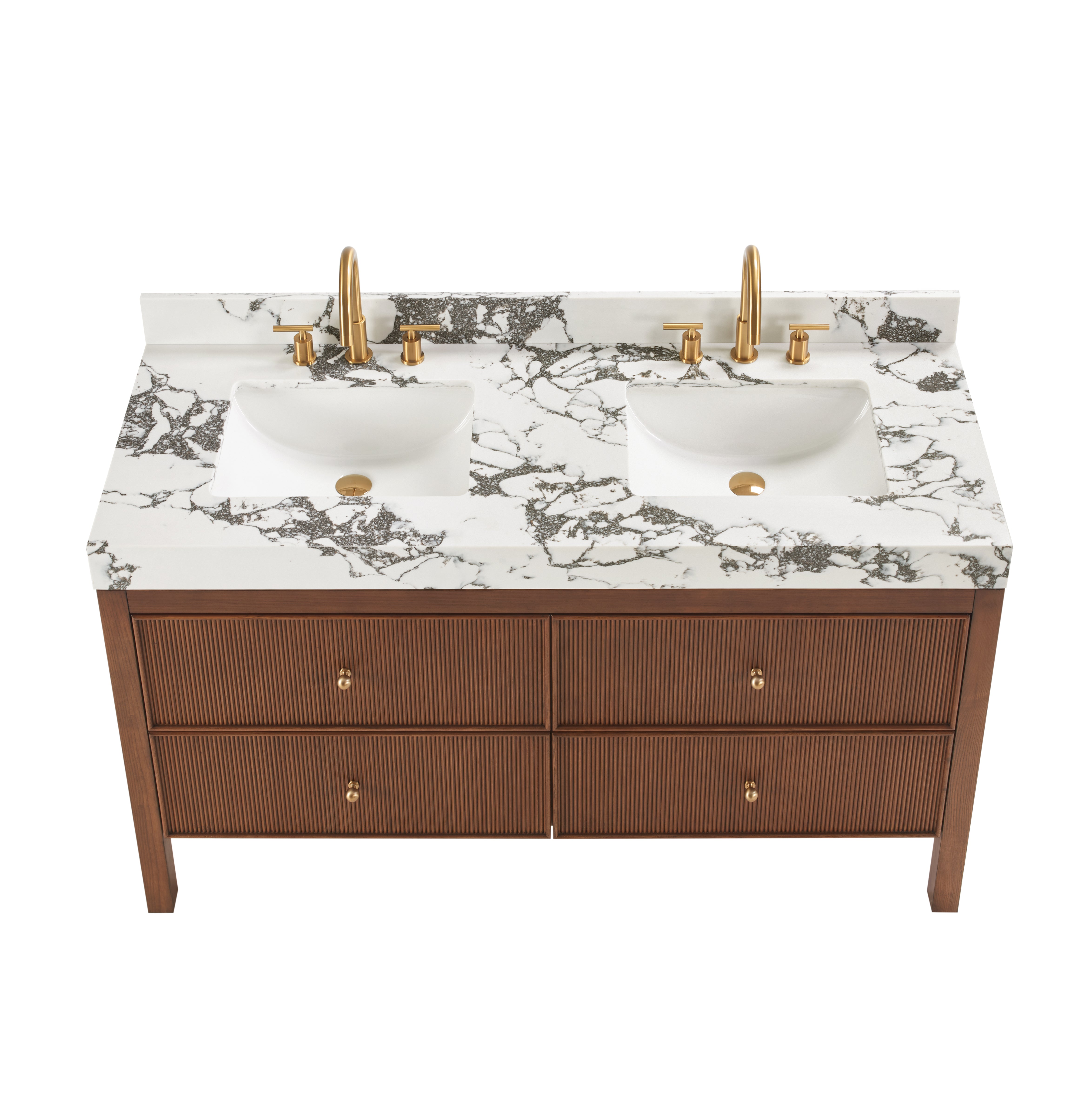 Kimberly Fluted Bathroom Vanity