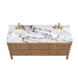 Kimberly Fluted Bathroom Vanity