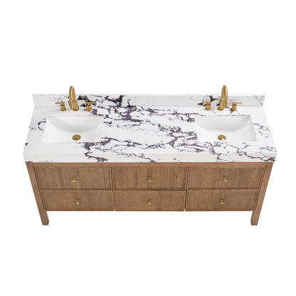 Kimberly Fluted Bathroom Vanity