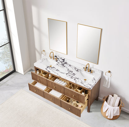 Kimberly Fluted Bathroom Vanity