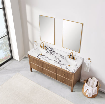Kimberly Fluted Bathroom Vanity