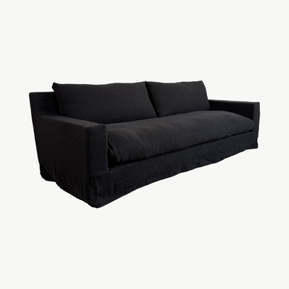 Cannes 100% Linen Slipcover Sofa