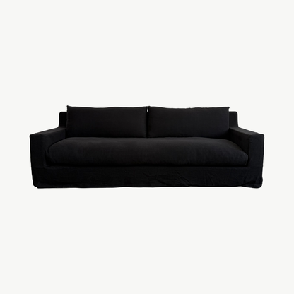Cannes 100% Linen Slipcover Sofa