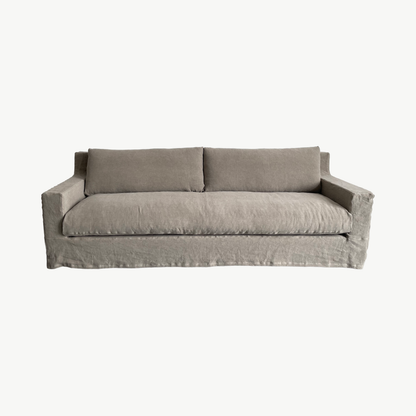 Cannes 100% Linen Slipcover Sofa