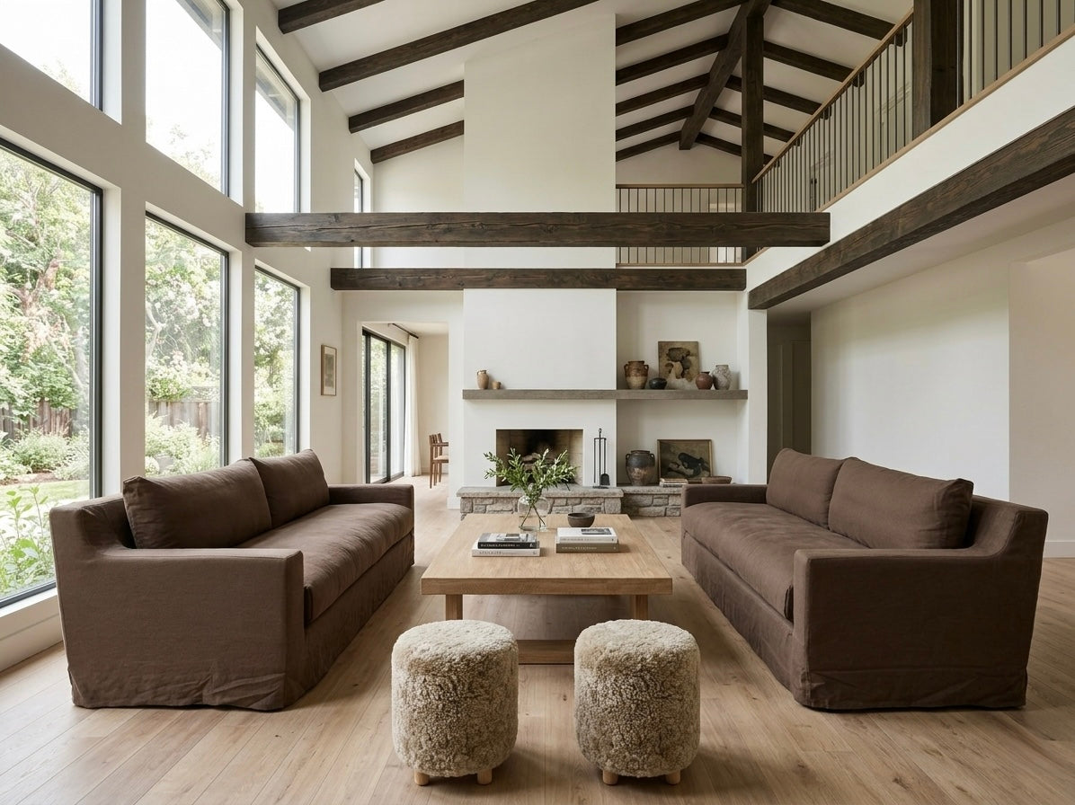 Cannes Linen Slipcover Sofa