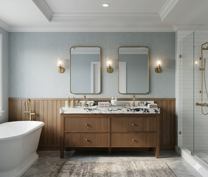 Kimberly Fluted Bathroom Vanity