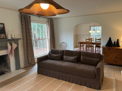 Chloe Linen Pleated Sofa