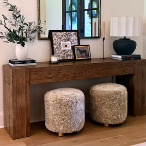 Theo Round Ottoman