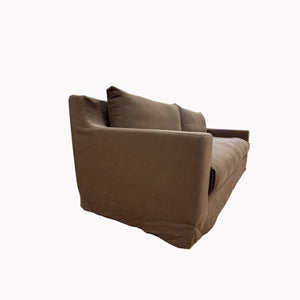 Cannes 100% Linen Slipcover Sofa