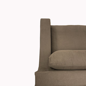 Cannes 100% Linen Slipcover Sofa
