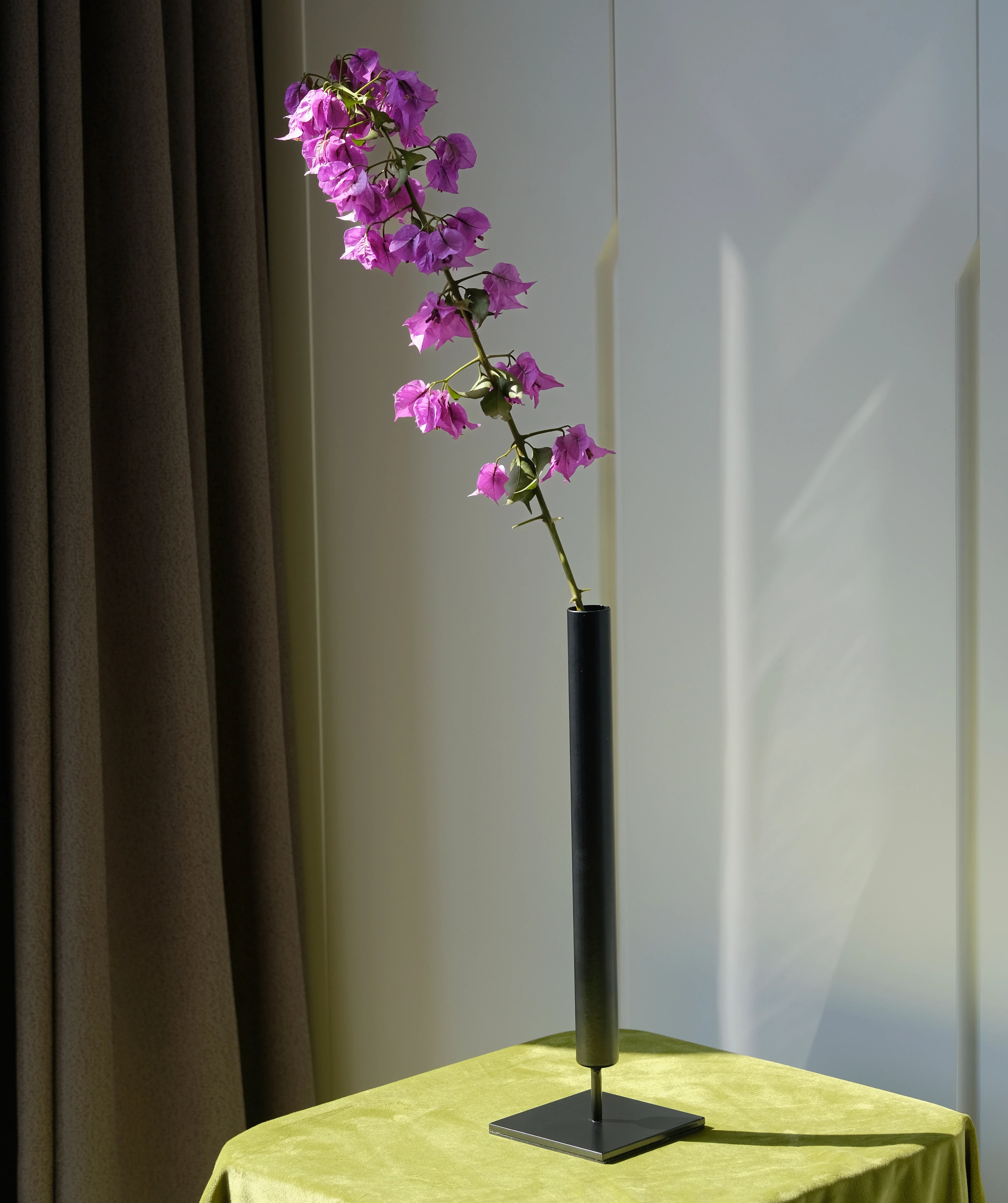 Cylindrical Metal Vase Set