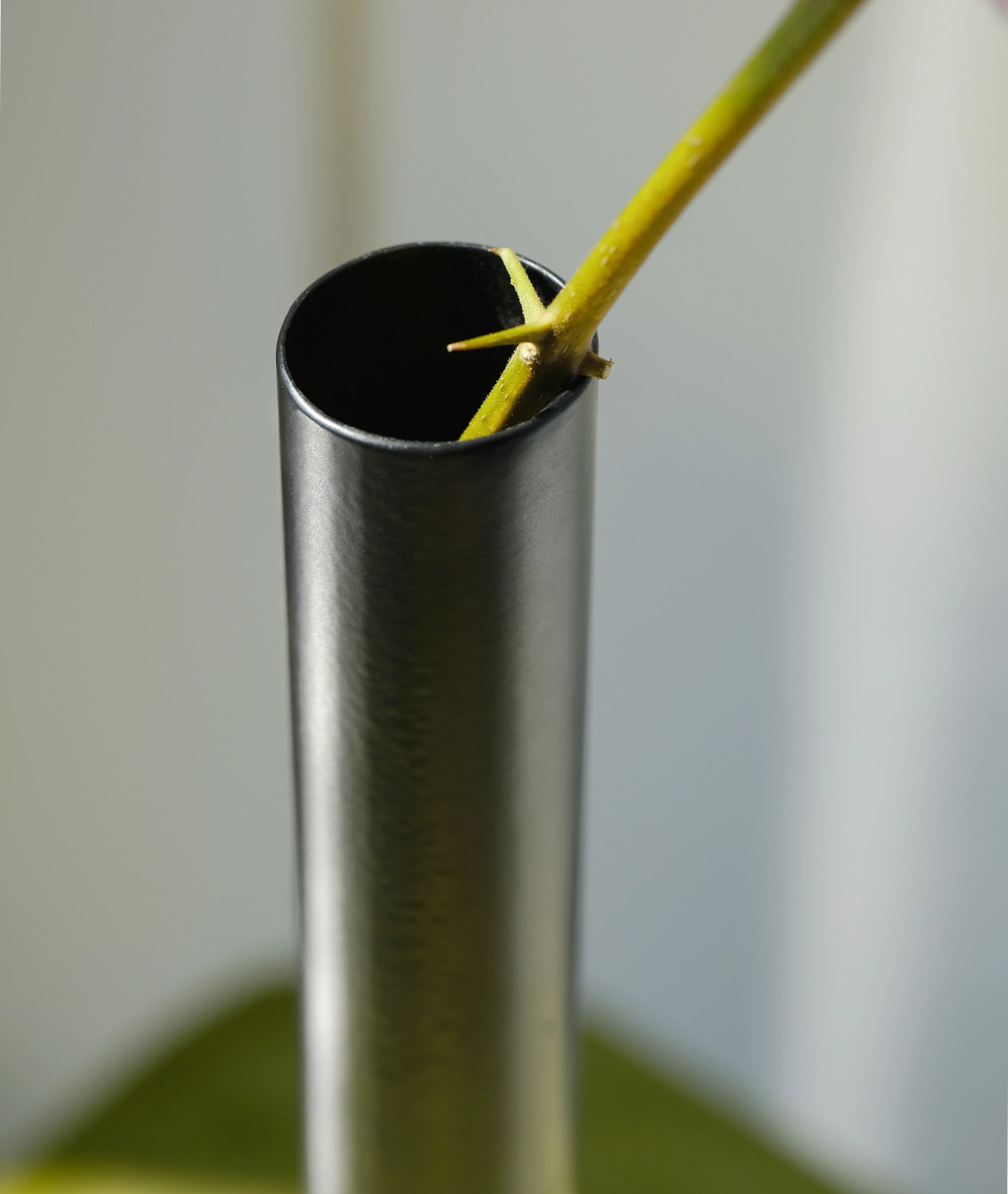Cylindrical Metal Vase Set