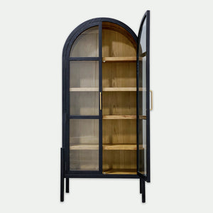 Emilia Arched Glass Display Cabinet