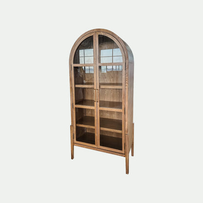 Emilia Arched Glass Display Cabinet