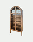 Emilia Arched Glass Display Cabinet
