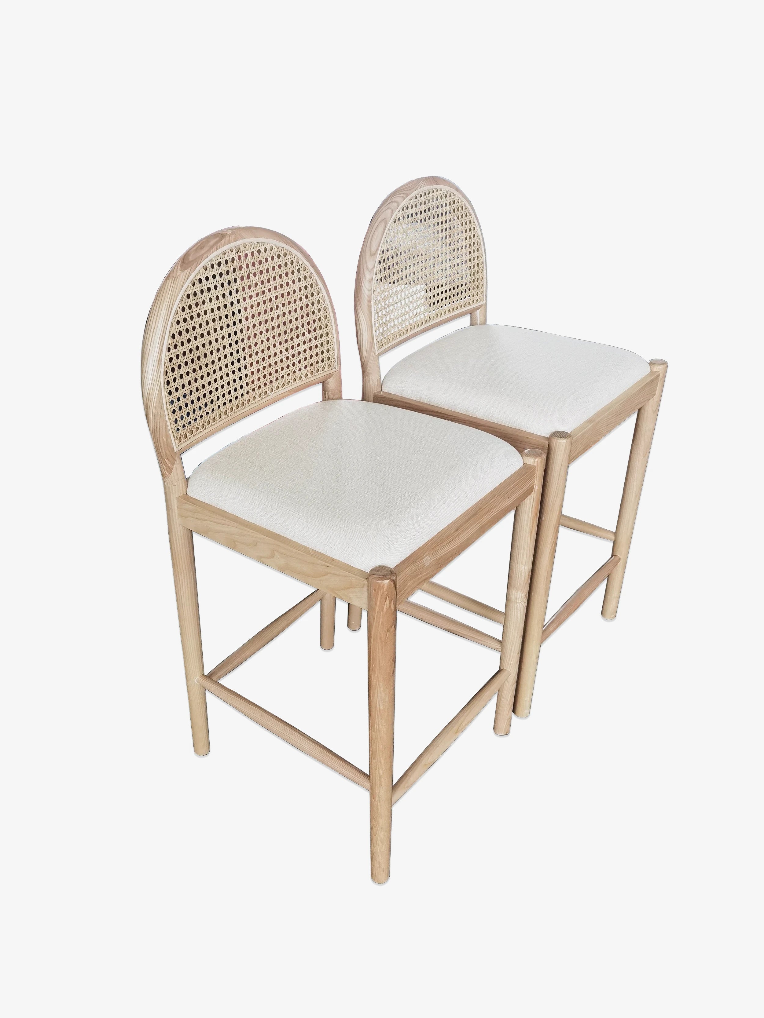 Cane-line Choice Counter Chair - Wood Base - w/ Back and Seat Cushion by  Welling/ Ludvik