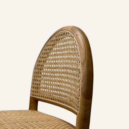 Evelyn Cane Back Counter Stool