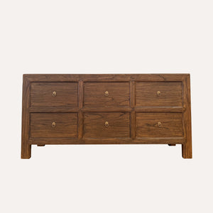 Gamila Six Drawer Sideboard