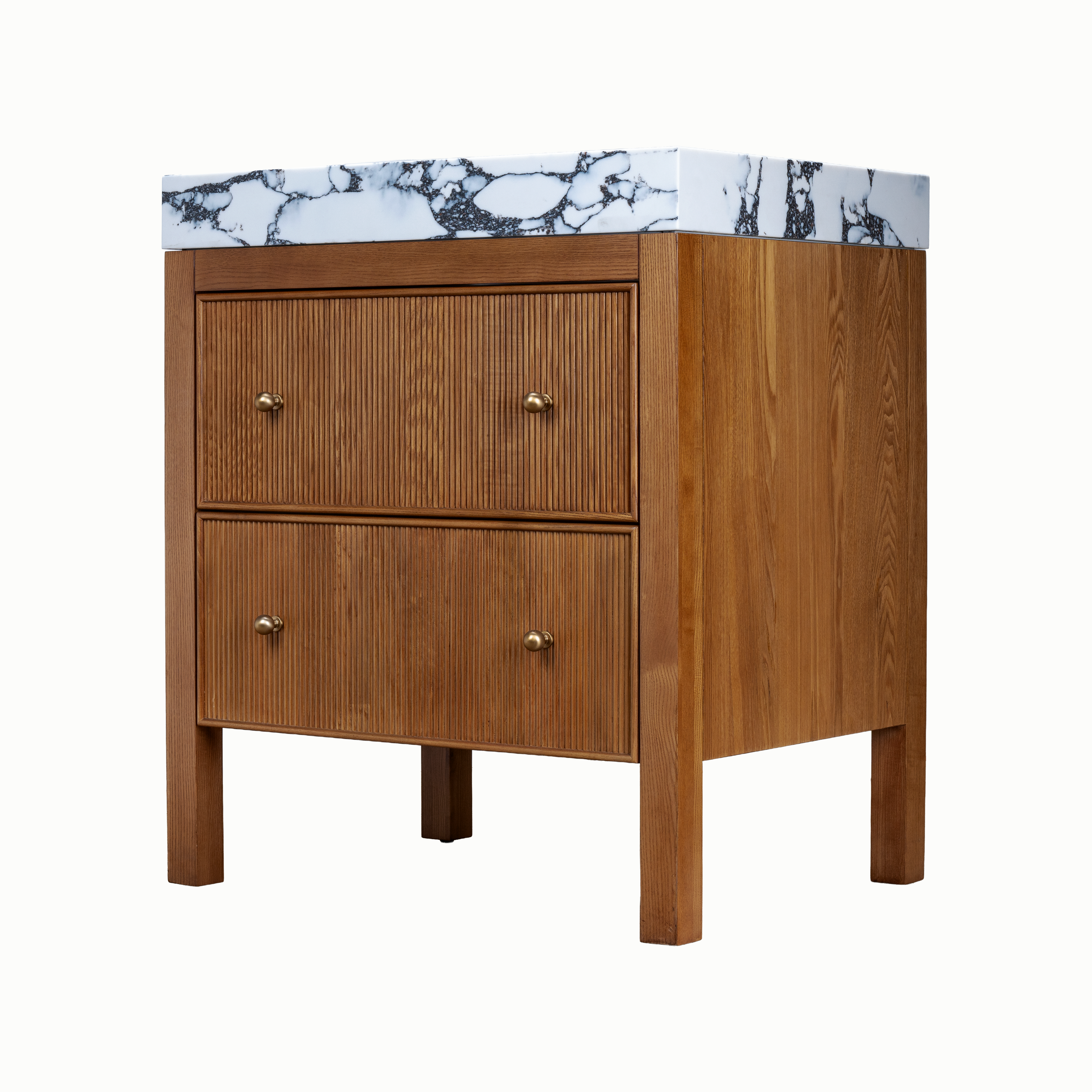 Kimberly Fluted Bathroom Vanity