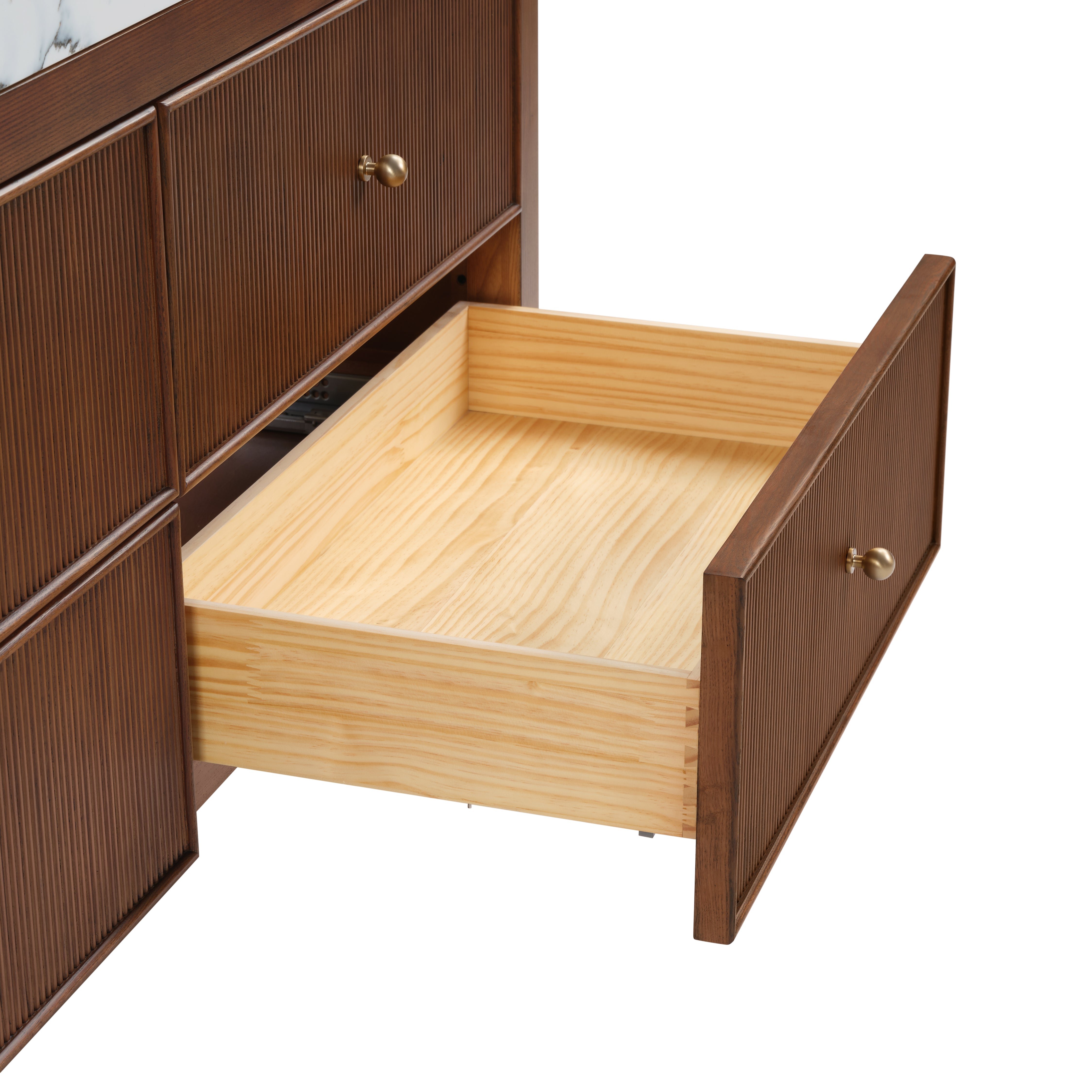 Kimberly Fluted Bathroom Vanity