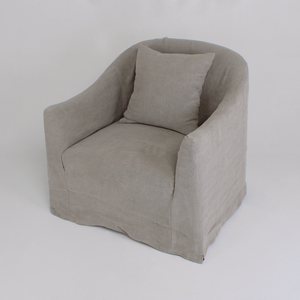 Lola Linen Slipcover Chair