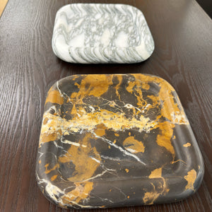 Rounded Square Marble Tray