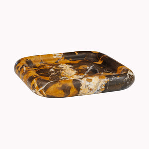Rounded Square Marble Tray