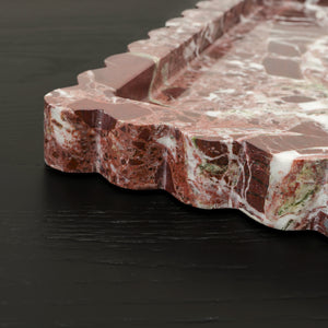 Scalloped Edge Rectangular Tray