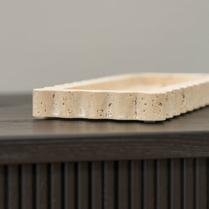 Scalloped Edge Rectangular Tray