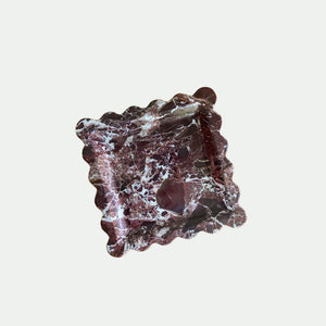 Scalloped Edge Square Tray